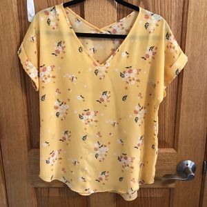 Yellow Flower Blouse